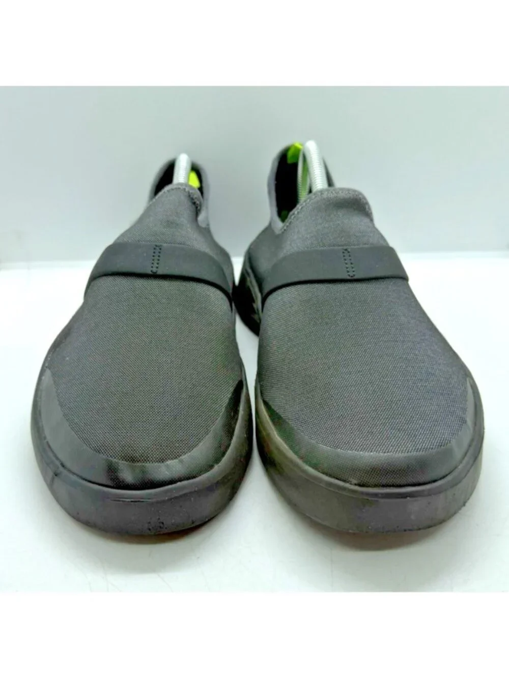Oofos OOmg Low Eezee Women's Recovery Shoes Black Lime Green 9/40 Comfort Shoes